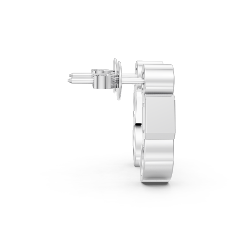 Premium Three Mixed Cut Lab Grown Diamond Drop Earrings for Everyday Styling