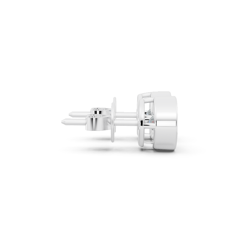 Minimalist Bezel Stud Lab Grown Diamond Earrings for Everyday Luxury, Gifting & Occasion Wear