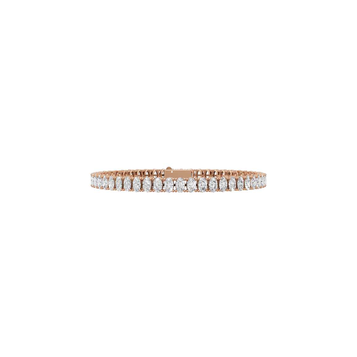 Emerald Cut Diamond Bracelet