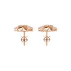 Lumière Flame Pavé Lab Grown Diamond Earrings for Birthday Gift By Lume Jewels