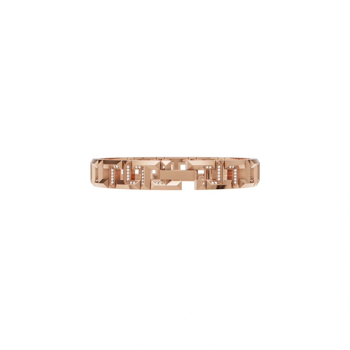 Elegant Maze-Inspired Link Brilliant Lab Grown Diamond Bracelet for Women by Lume Jewelry
