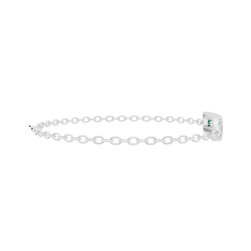 Aurora Spectrum Multi-Colour Brilliant Lab Grown Diamond Bracelet in White or Rose or Gold