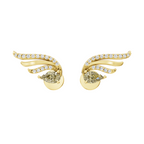 Seraphine Yellow Pear Cut Lab Grown Diamond Earrings for Women