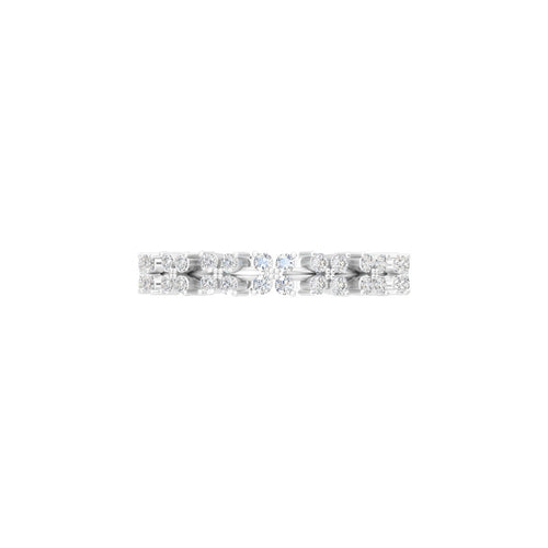 Celestia Dual Row Eternity Band