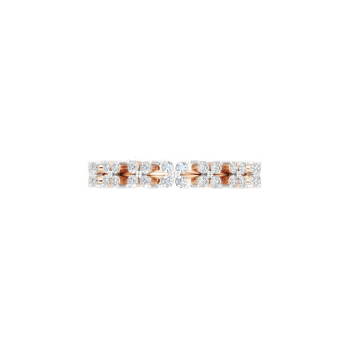 Celestia Dual Row Eternity Band