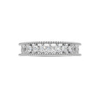 Celestia Diamond Beaded Band Ring