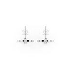 Modern Pave-Style Hoop Lab Grown Diamond Earrings for Premium Jewellery Styling for Girlfriend