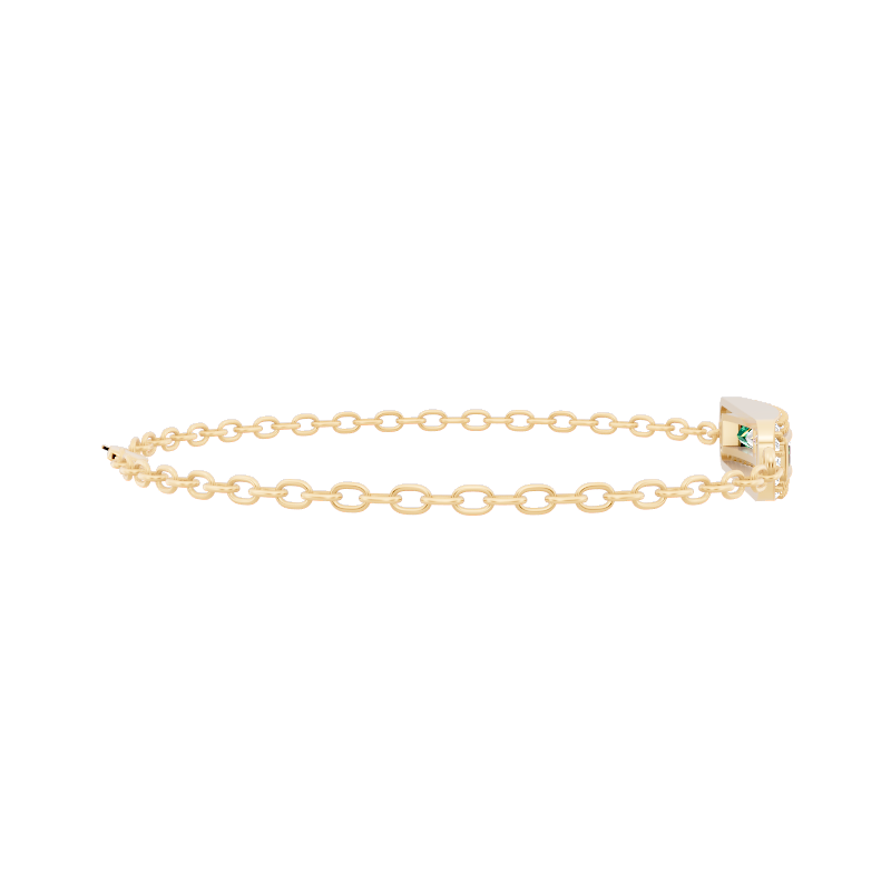 Aurora Spectrum Multi-Colour Brilliant Lab Grown Diamond Bracelet in White or Rose or Gold