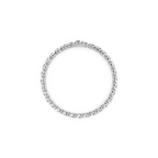 Elegant Open Gallery Sparkle Bracelet for Women with Continuous Heart-Shaped Lab Grown Diamond