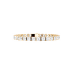 Celeste Cushion Cut Lab Grown Diamond Line Bracelet for Anniversary Gift