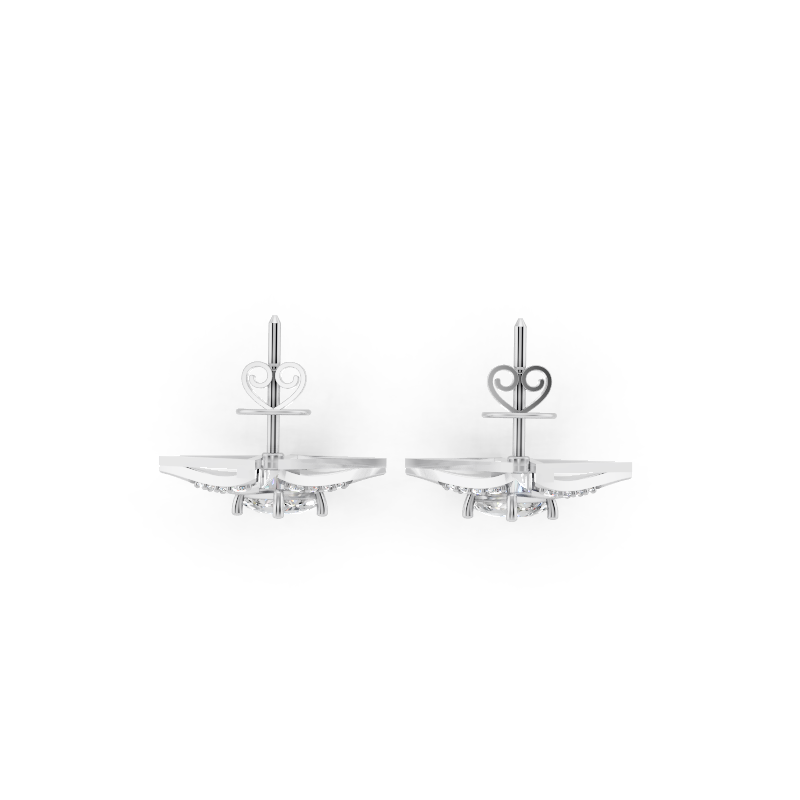 Modern Geometric Lab Grown Diamond Earrings for Statement Jewelry for Her