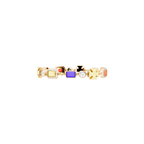 Elegant Geometric Pave Station Lab Created Diamond Bracelet for Women by Lume Jewelry