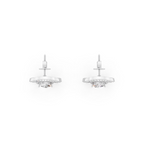 Aurelia Arch Halo Stud Lab Created Diamond Earrings for Anniversary & Birthday Gifts for Her