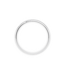 Simple White or Rose or Gold Baguette-Cut Lab Created Diamond Tennis Bracelet for Premium Styling
