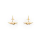 Aurelia Arch Halo Stud Lab Created Diamond Earrings for Anniversary & Birthday Gifts for Her