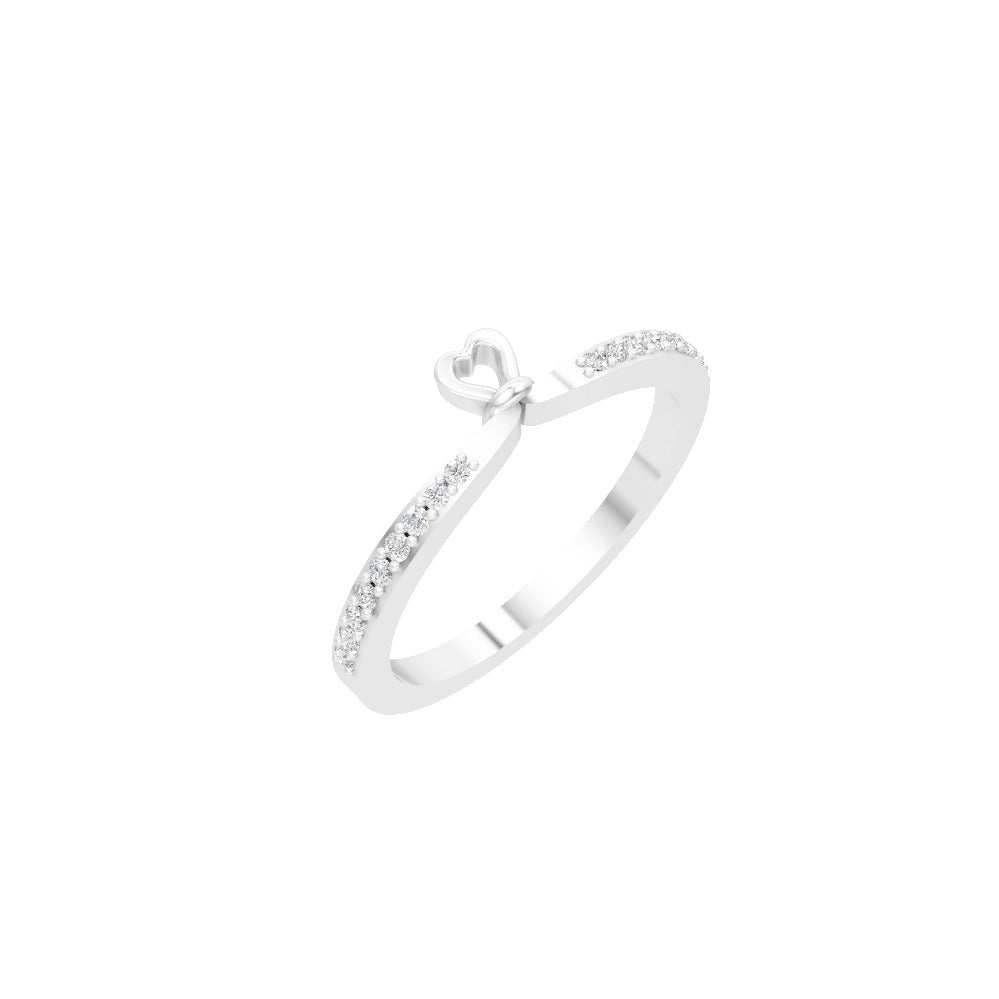 Eternal Heart Pavé Ring
