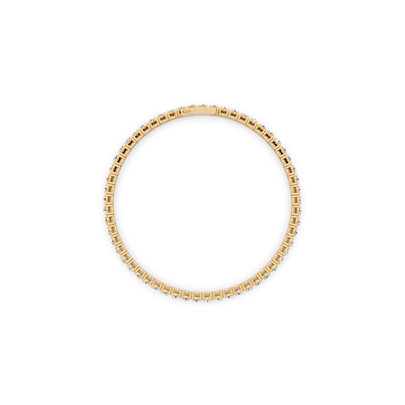 Celeste Pave Tennis Bracelet with Round Brilliant Lab Grown Diamonds