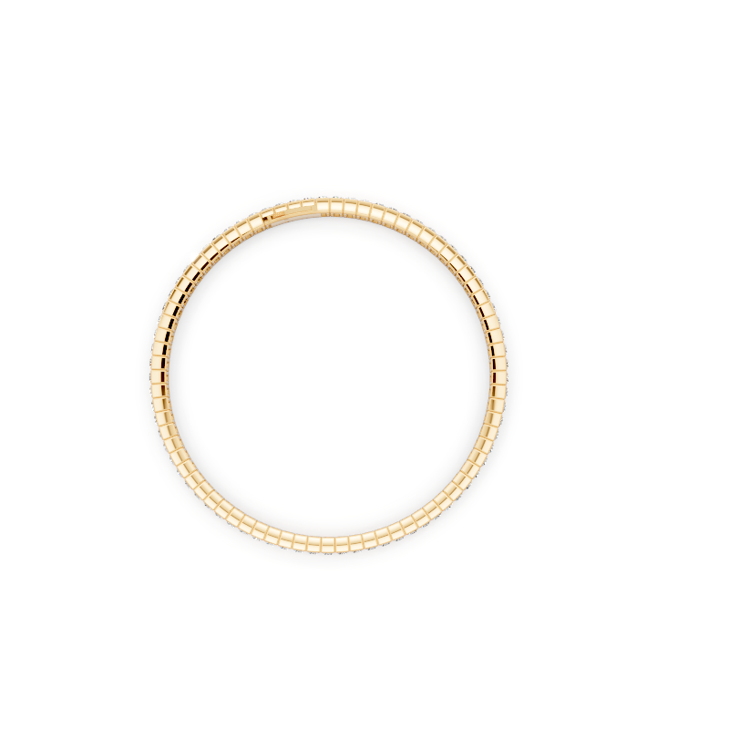 Simple White or Rose or Gold Baguette-Cut Lab Created Diamond Tennis Bracelet for Premium Styling