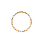 Elegant Open Gallery Sparkle Bracelet for Women with Continuous Heart-Shaped Lab Grown Diamond