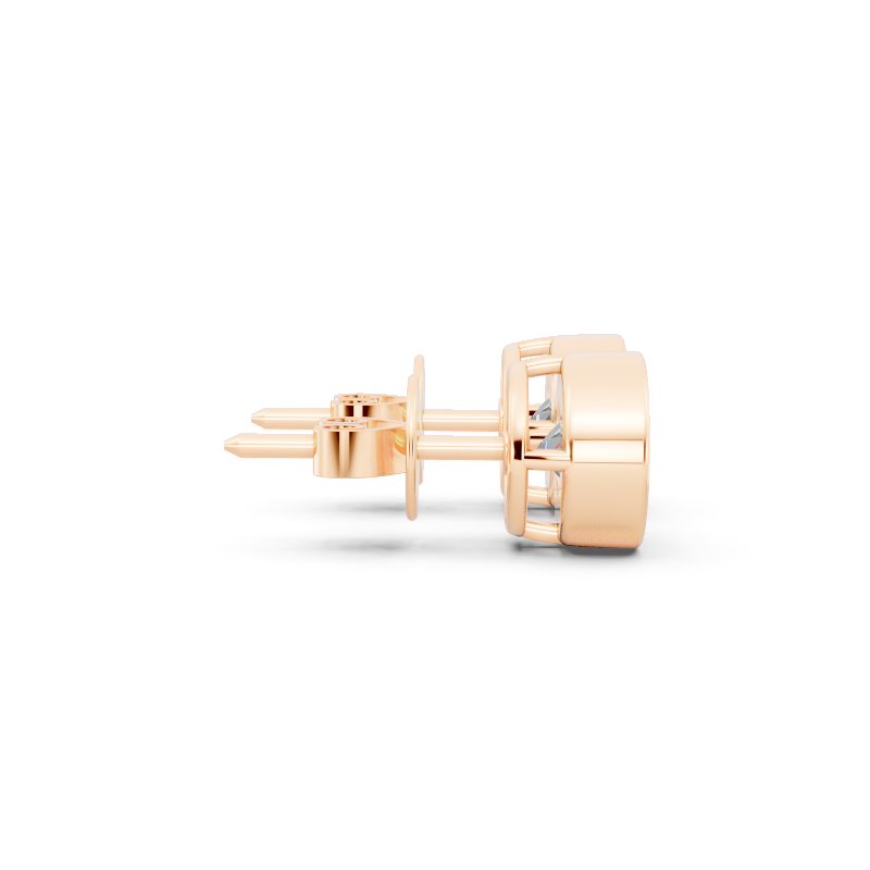 Minimalist Bezel Stud Lab Grown Diamond Earrings for Everyday Luxury, Gifting & Occasion Wear
